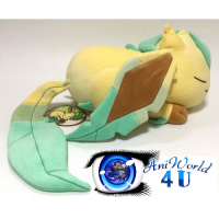 PRE-ORDER FOR JANUARY authentic Pokemon center plush Leafeon sleeping +/- 70cm (long)